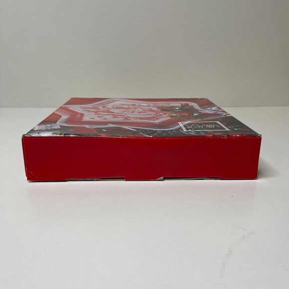 Mikasa Christmas Star Teddy Sweet Glass Serving Platter Holiday Tray 9.25” - Picture 13 of 13